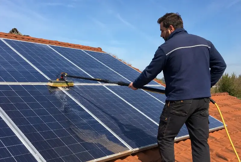 Nettoyage et entretien de panneaux solaires à Félines-Minervois